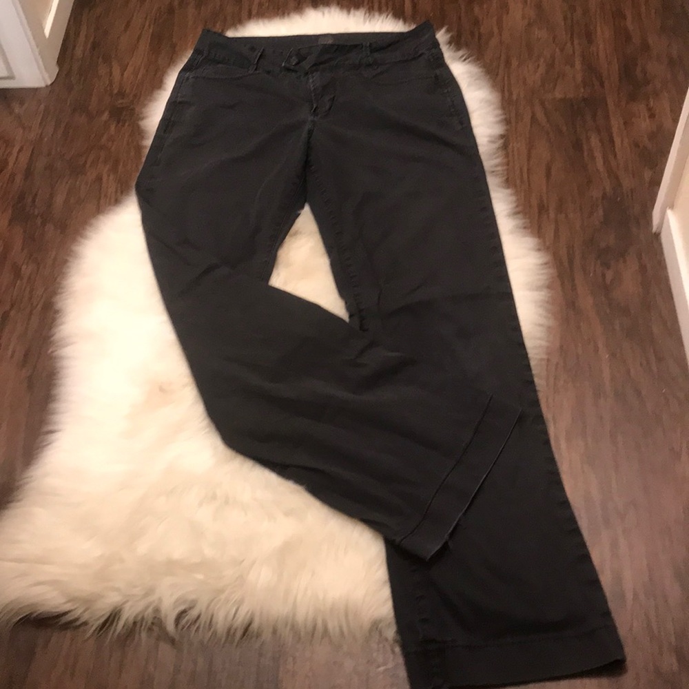 Jag Mid Rise Trouser Black Khaki Jeans